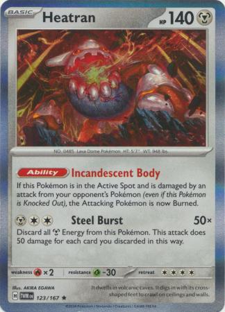 Twilight Masquerade - 123/167 - Heatran (Holo)