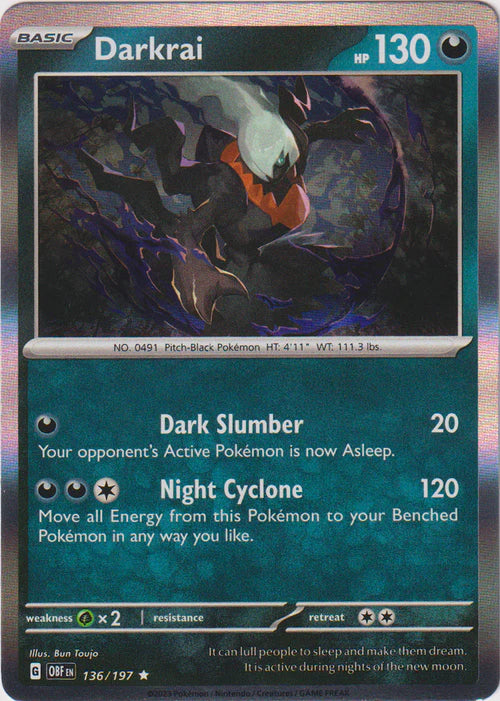 Obsidian Flames - 136/197 - Darkrai (Holo)