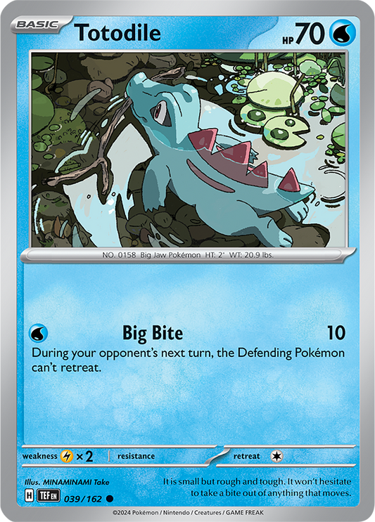 Temporal Forces - 039/162 - Totodile