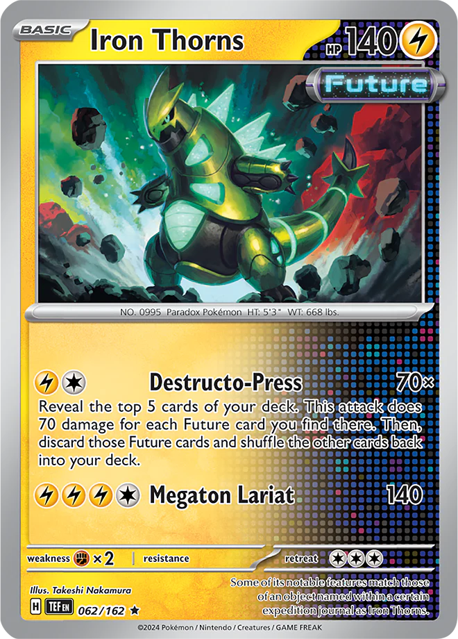 Temporal Forces - 062/162 - Iron Thorns (Holo)