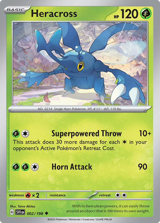 Scarlet & Violet - 002/198 - Heracross