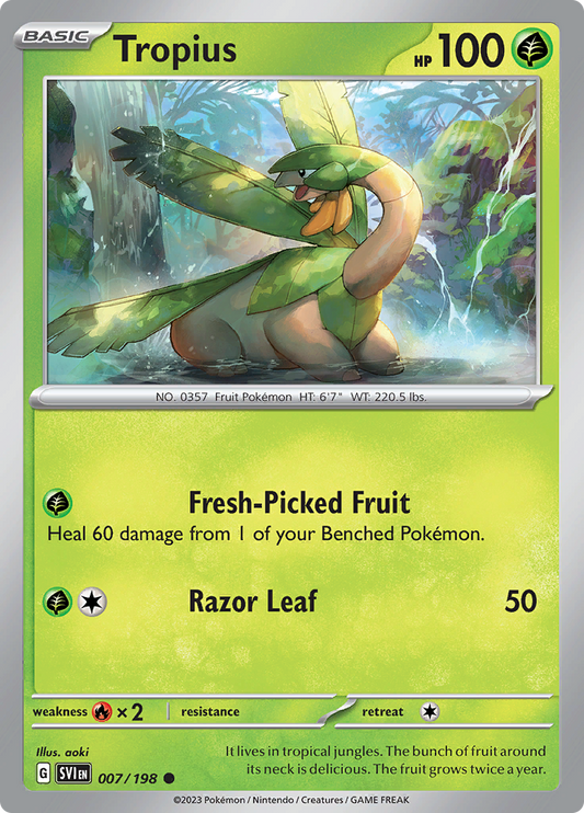 Scarlet & Violet - 007/198 - Tropius