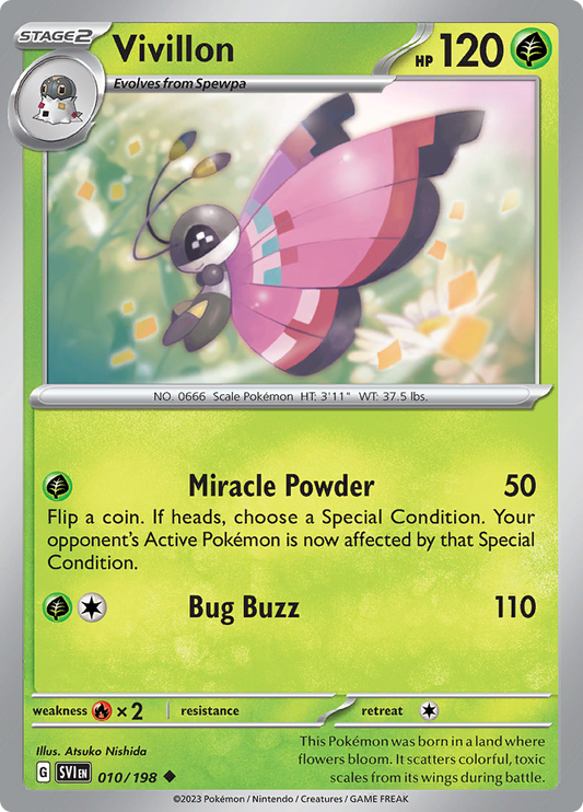 Scarlet & Violet - 010/198 - Vivillon