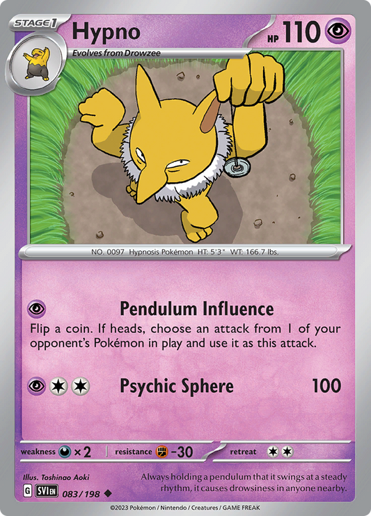 Scarlet & Violet - 083/198 - Hypno