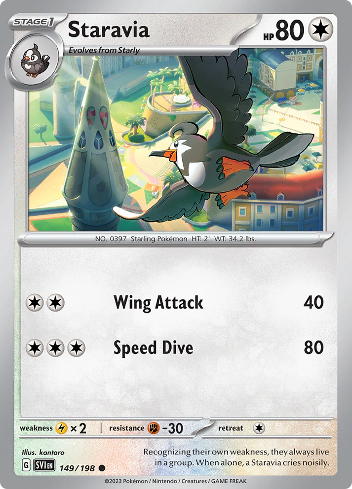 Scarlet & Violet - 149/198 - Staravia
