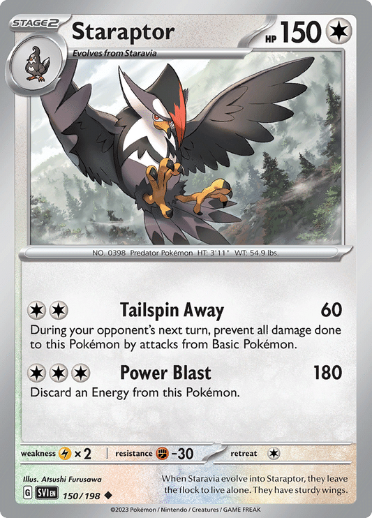Scarlet & Violet - 150/198 - Staraptor