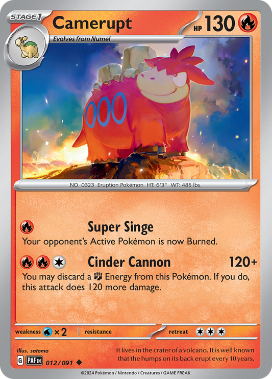 Paldean Fates - 012/091 - Camerupt