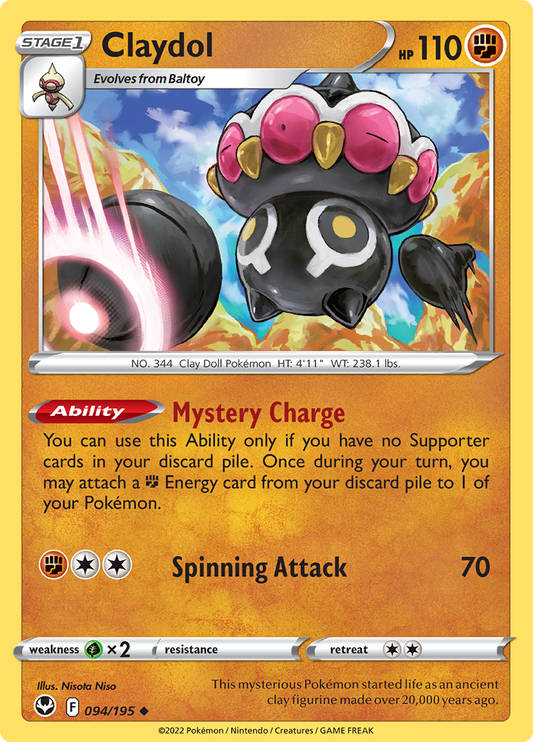 Silver Tempest - 094/195 - Claydol
