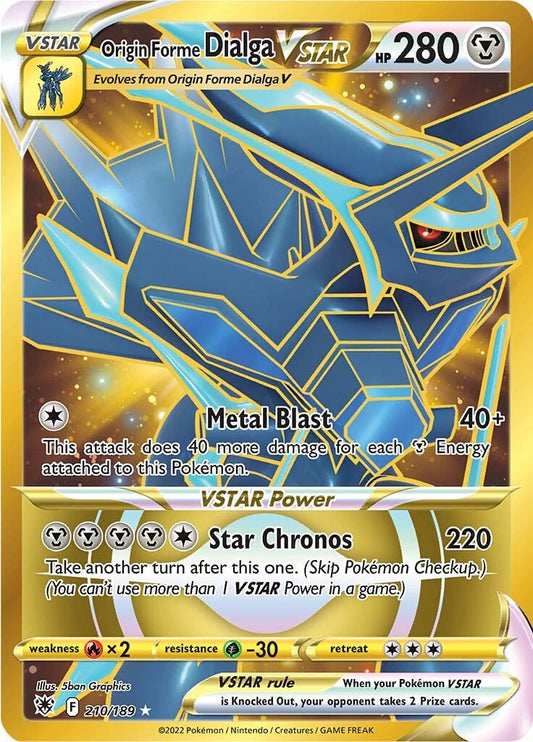 Astral Radiance - 210/189 - Origin Forme Dialga VSTAR (złota)