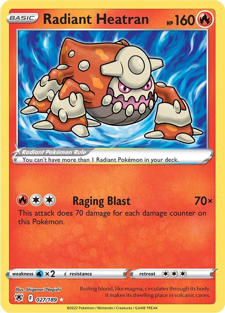 Astral Radiance - 027/189 - Radiant Heatran (Radiant Holo)