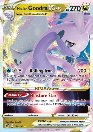 Lost Origin - 136/196 - Hisuian Goodra VSTAR