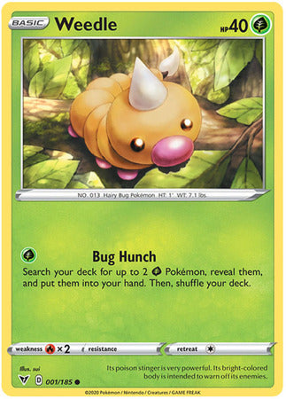 Vivid Voltage - 001/185 - Weedle