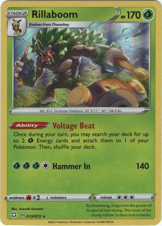 Shining Fates - 013/072 - Rillaboom (Holo)