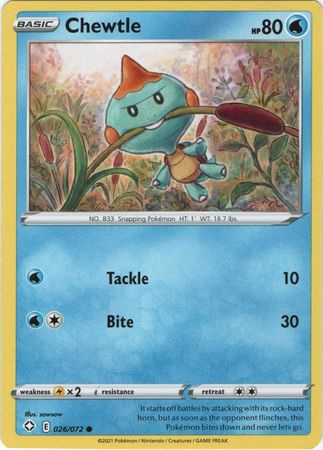 Shining Fates - 026/072 - Chewtle