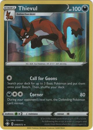 Shining Fates - 048/072 - Thievul (Holo)