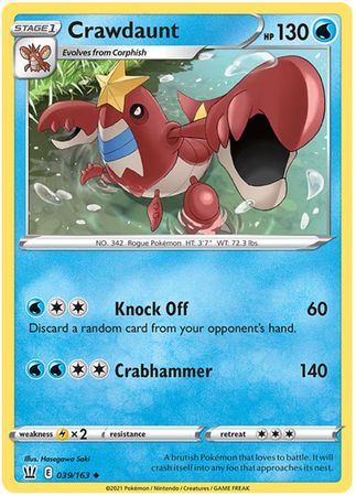 Battle Styles - 039/163 - Crawdaunt