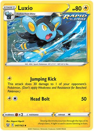 Battle Styles - 047/163 - Luxio