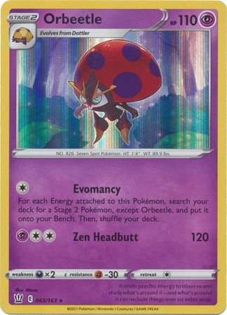 Battle Styles - 065/163 - Orbeetle (Holo)