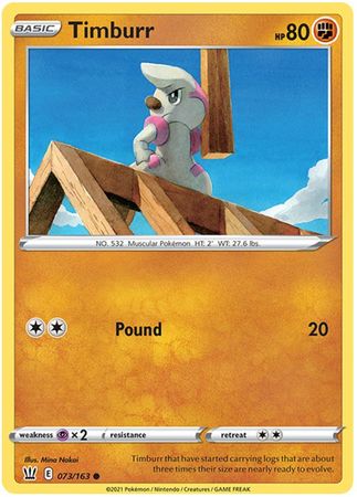 Battle Styles - 073/163 - Timburr