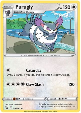 Battle Styles - 116/163 - Purugly