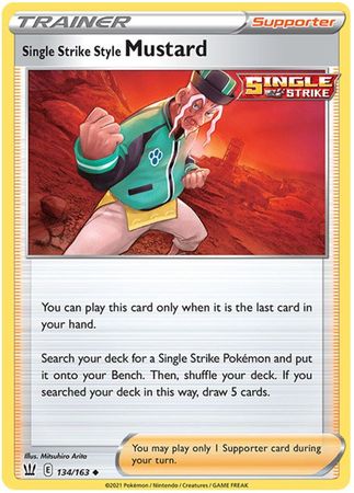 Battle Styles - 134/163 - Single Strike Style Mustard