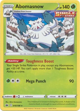 Chilling Reign - 010/198 - Abomasnow
