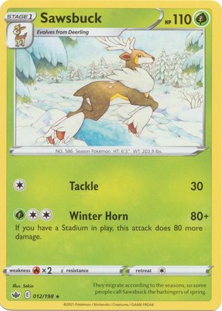 Chilling Reign - 012/198 - Sawsbuck