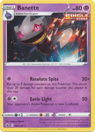 Chilling Reign - 063/198 - Banette