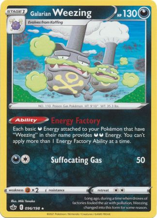 Chilling Reign - 096/198 - Galarian Weezing