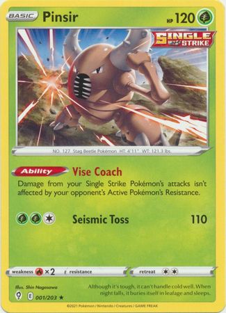 Evolving Skies - 001/203 - Pinsir