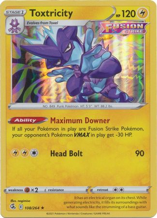 Fusion Strike - 108/264 - Toxtricity (Holo)