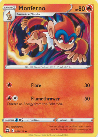 Brilliant Stars - 025/172 - Monferno