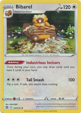 Brilliant Stars - 121/172 - Bibarel (Holo)