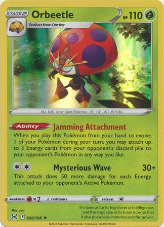 Lost Origin - 020/196 - Orbeetle (Holo)