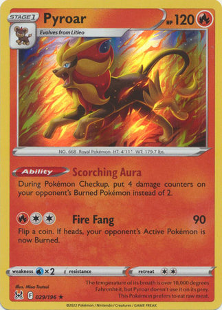 Lost Origin - 029/196 - Pyroar (Holo)