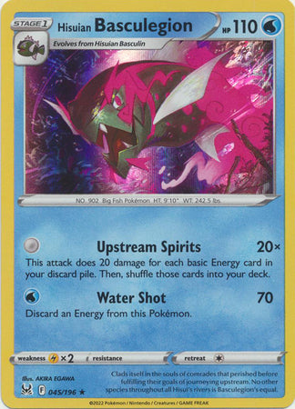 Lost Origin - 045/196 - Hisuian Basculegion (Holo)