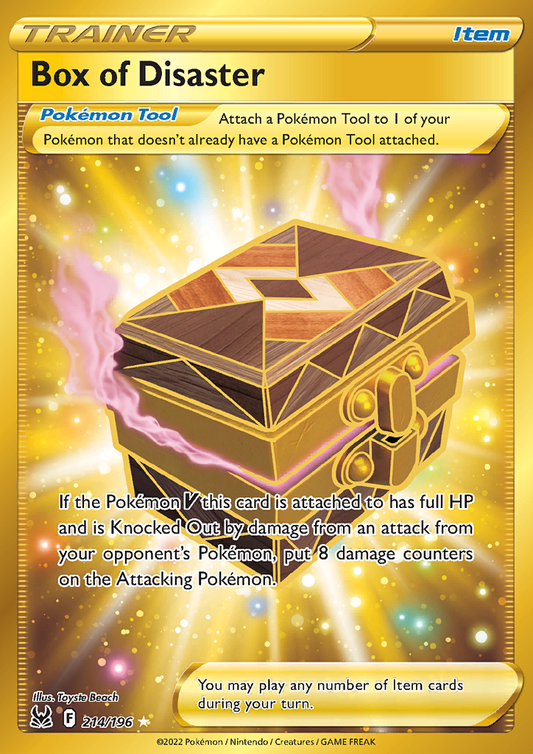 Lost Origin - 214/196 - Box of Disaster (złota)