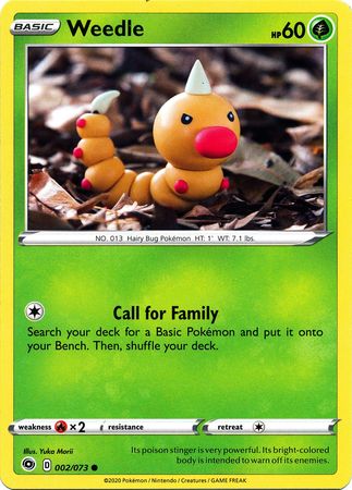 Champion's Path - 002/073 - Weedle