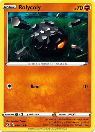 Champion's Path - 031/073 - Rolycoly