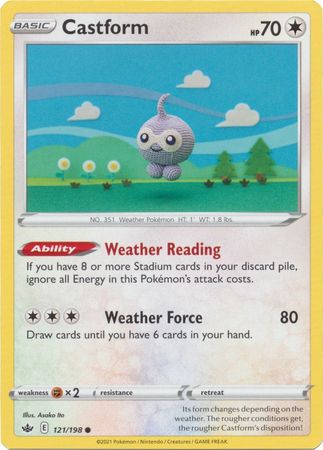 Chilling Reign - 121/198 - Castform