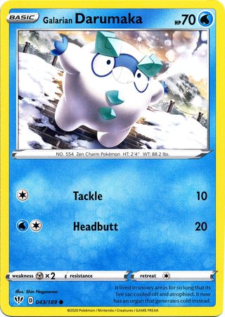 Darkness Ablaze - 043/189 - Galarian Darumaka
