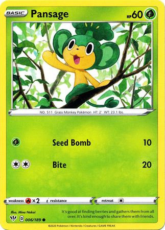 Darkness Ablaze - 006/189 - Pansage