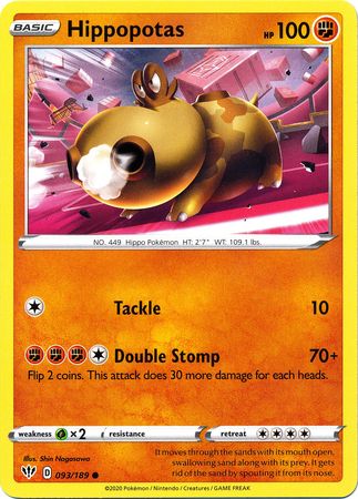 Darkness Ablaze - 093/189 - Hippopotas