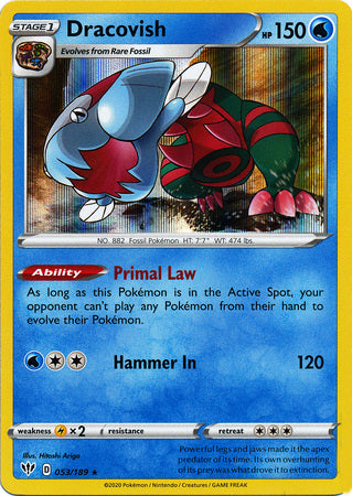 Darkness Ablaze - 053/189 - Dracovish (Holo)