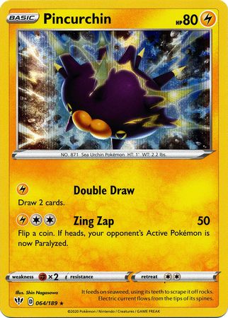 Darkness Ablaze - 064/189 - Pincurchin (Holo)