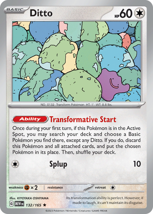 151 - 132/165 - Ditto (Holo)