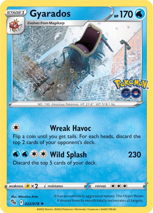 Pokémon GO - 022/078 - Gyarados (Holo)