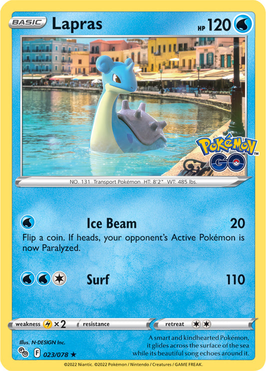Pokémon GO - 023/078 - Lapras (Holo)