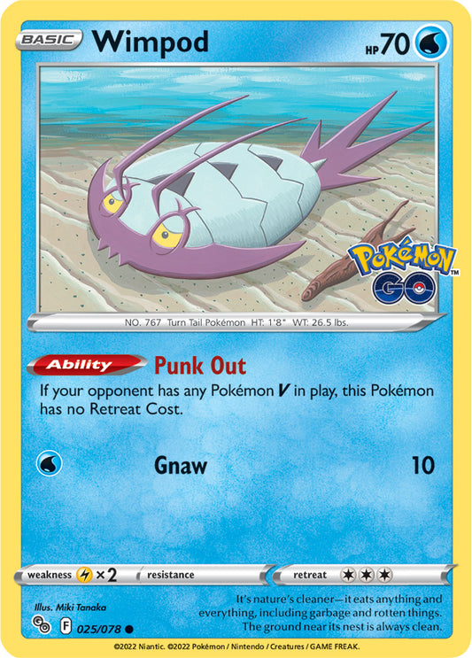 Pokémon GO - 025/078 - Wimpod