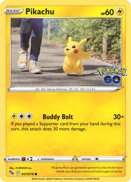 Pokémon GO - 027/078 - Pikachu